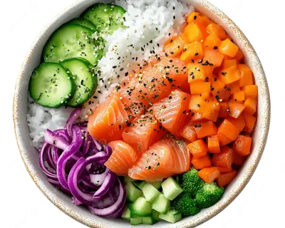 Poké Bowl Saumon